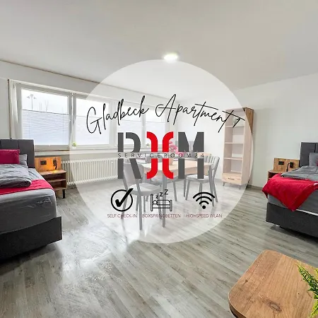 Apartment Serviceroom24 - 1 In Wlan - Smart-tv - 24-7 Check-in Und Küche