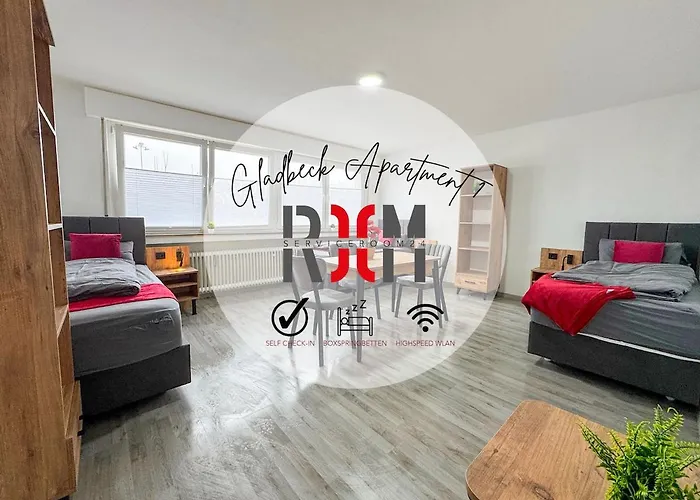 Apartamento Serviceroom24 - 1 In Wlan - Smart-tv - 24-7 Check-in Und Küche